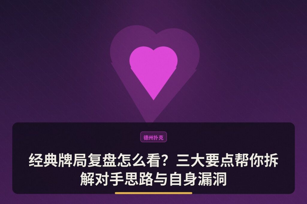 经典牌局复盘怎么看 - 经典牌局复盘怎么看？三大要点帮你拆解对手思路与自身漏洞