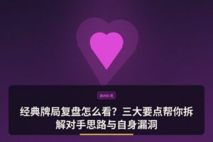 经典牌局复盘怎么看？三大要点帮你拆解对手思路与自身漏洞