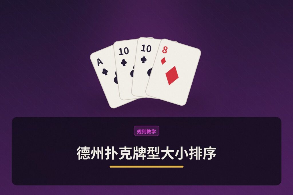 德州扑克牌型大小排序 - 德州扑克牌型大小排序:从高牌到皇家同花顺,新手必读指南