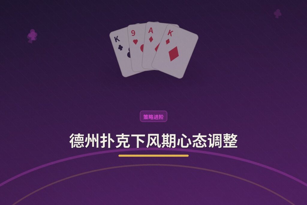 德州扑克心态调整下风期 - 德州扑克下风期心态调整：三大策略帮你平稳度过