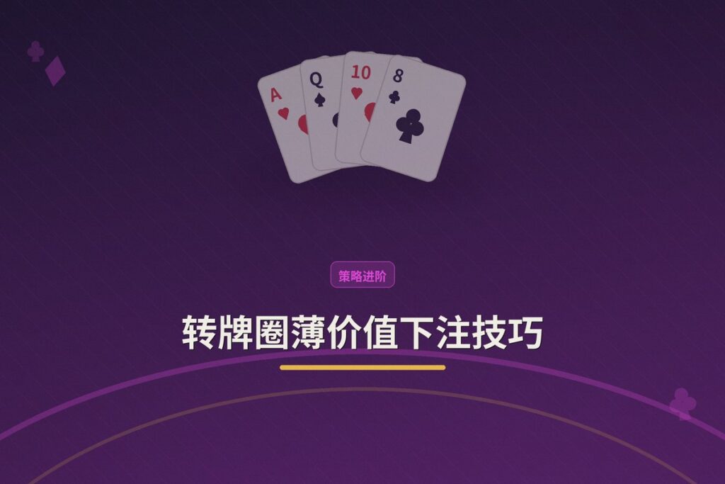 转牌圈薄价值下注技巧 - 转牌圈薄价值下注技巧：如何用中等牌力获取最大化利润