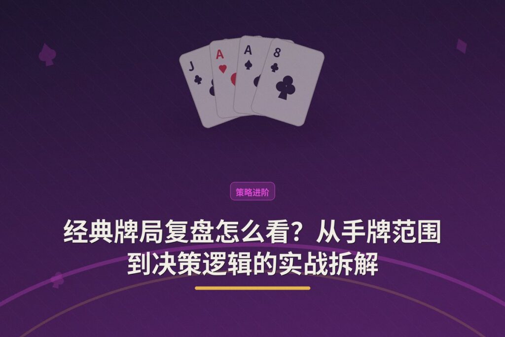 经典牌局复盘怎么看 - 经典牌局复盘怎么看？从手牌范围到决策逻辑的实战拆解