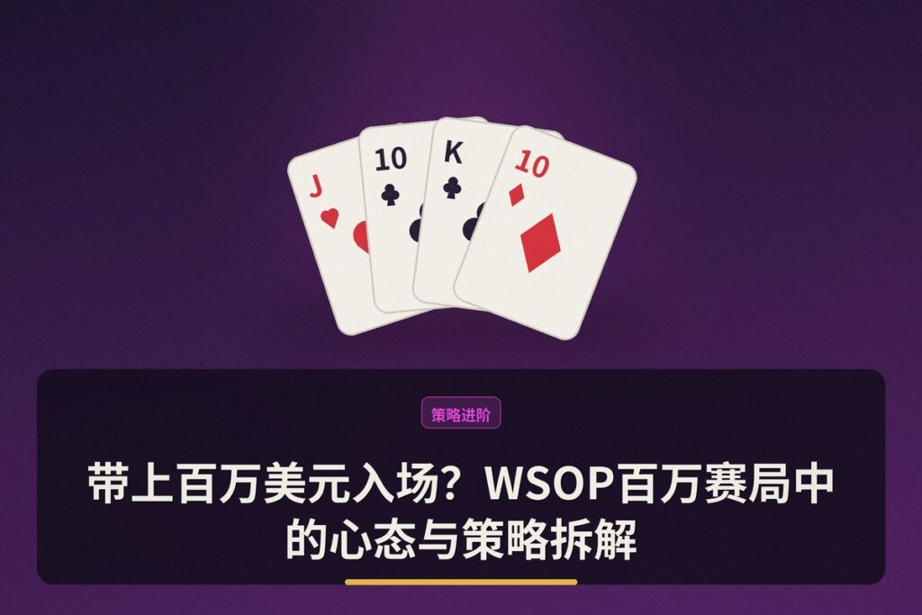 https://www.reddit.com/r/poker/comments/1ufu89y/he_brought_1000000_to_the_biggest_poker_game_of/ - 【赛事解析】带上百万美元入场？WSOP百万赛局中的心